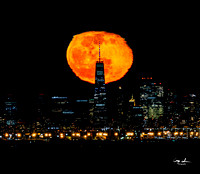 Moon Behind Freedom Tower-303-2