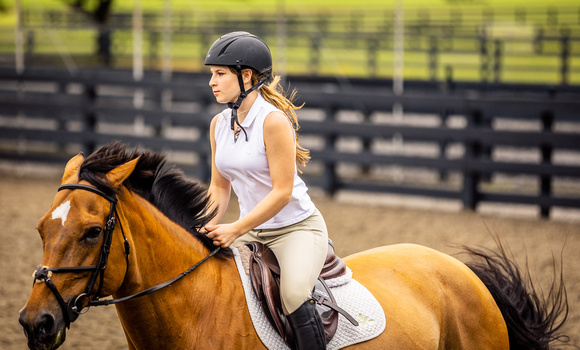 Sasha Behrens Horseback riding BH-32