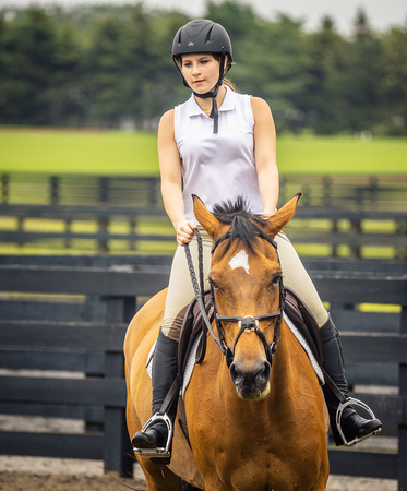 Sasha Behrens Horseback riding BH-55