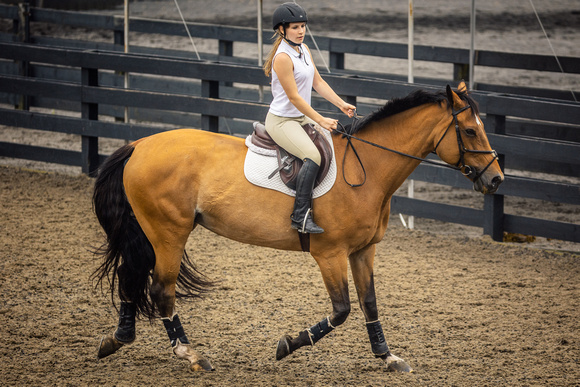 Sasha Behrens Horseback riding BH-57