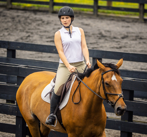 Sasha Behrens Horseback riding BH-58