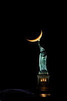 Statue of Liberty with Crescent Moon-6